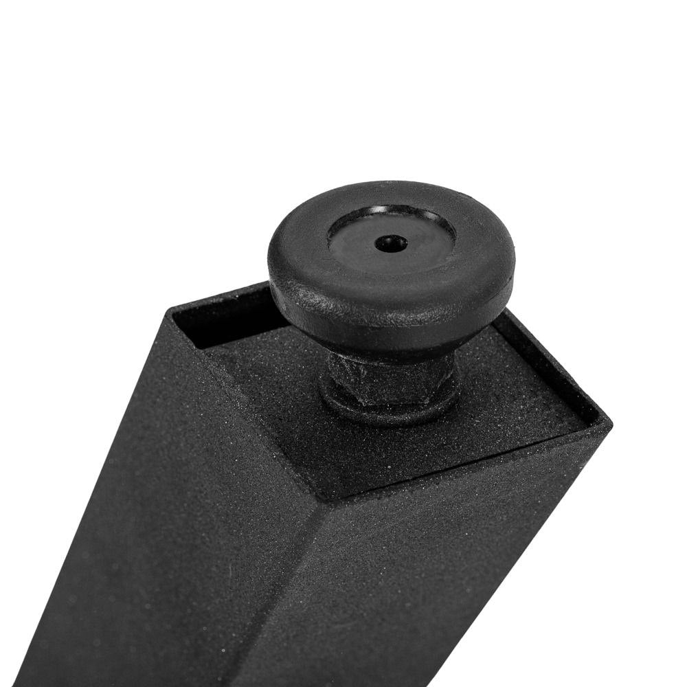 Ніжка з металу без декору тип A.